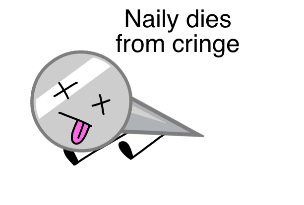 Naily dies from cringe Blank Meme Template