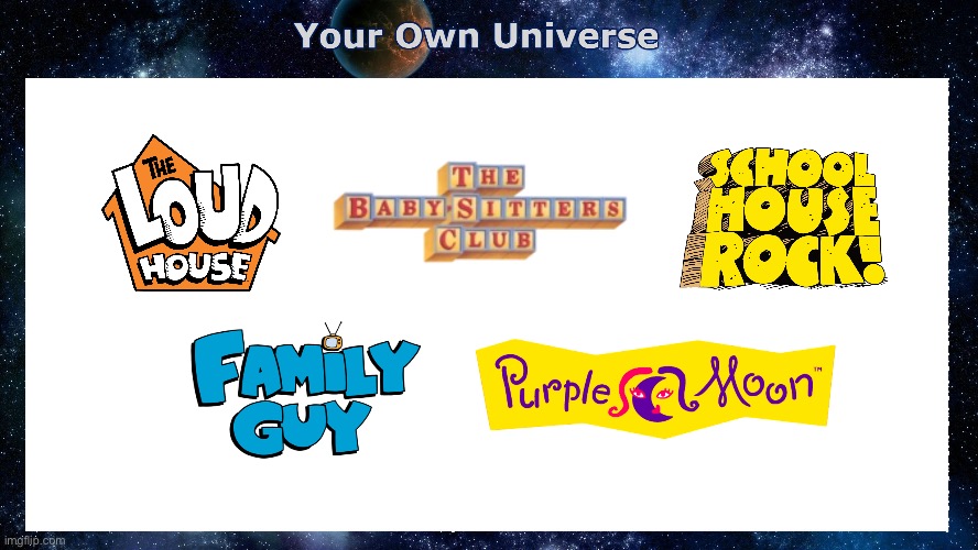 Brandon's Own Universe (Part IV) | image tagged in the loud house,family guy,disney plus,disney,pretty girl,lincoln loud | made w/ Imgflip meme maker