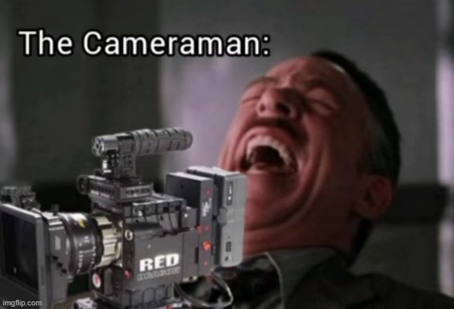 the cameraman riendo | image tagged in the cameraman riendo | made w/ Imgflip meme maker