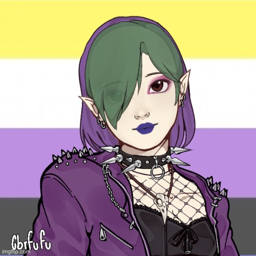 New picrew | image tagged in picrew,lgbtq,nonbinary,enby | made w/ Imgflip meme maker