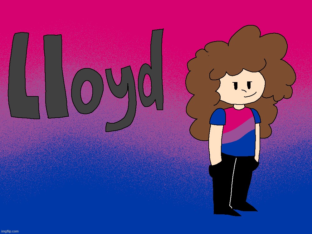 drew Lloyd with his flag to go along with Lian! | made w/ Imgflip meme maker