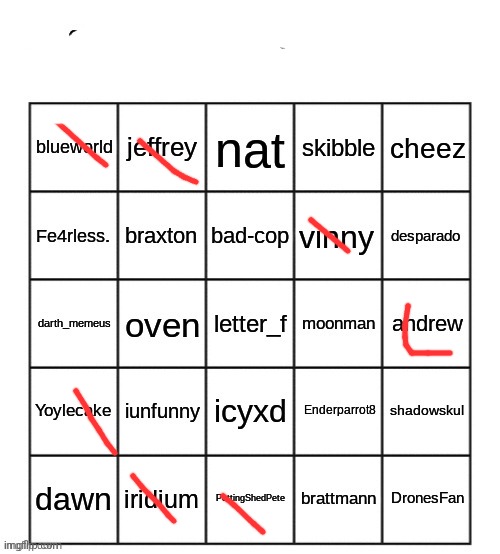 Black msmg bingo | made w/ Imgflip meme maker