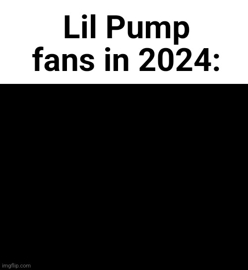 Hip Hop slander #3 | Lil Pump fans in 2024: | made w/ Imgflip meme maker