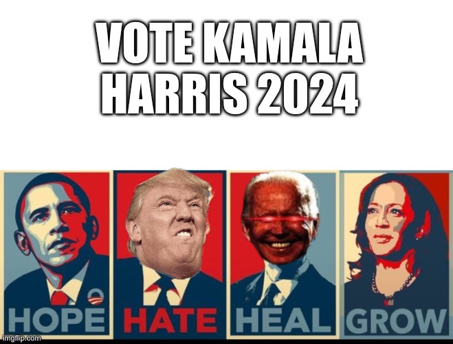 I am now coconut pilled. Unburdened. | VOTE KAMALA HARRIS 2024 | image tagged in blank white template,kamala harris,dark brandon,agolf dork,donald trump,obama | made w/ Imgflip meme maker