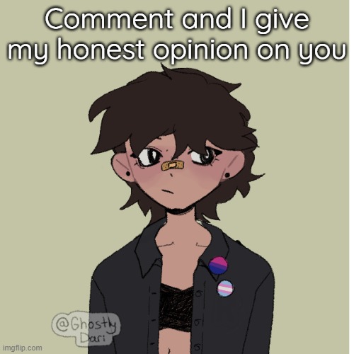 Neko picrew | Comment and I give my honest opinion on you | image tagged in neko picrew | made w/ Imgflip meme maker