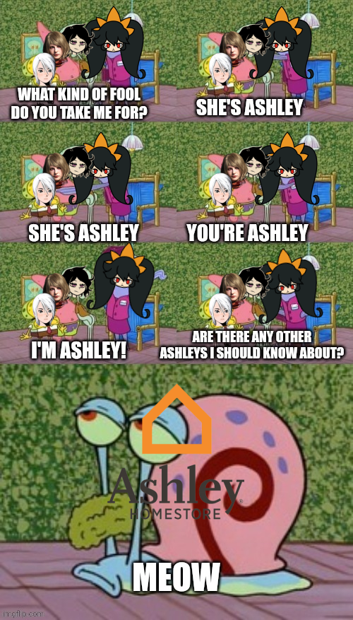 High Quality There is an Ashley among us Blank Meme Template