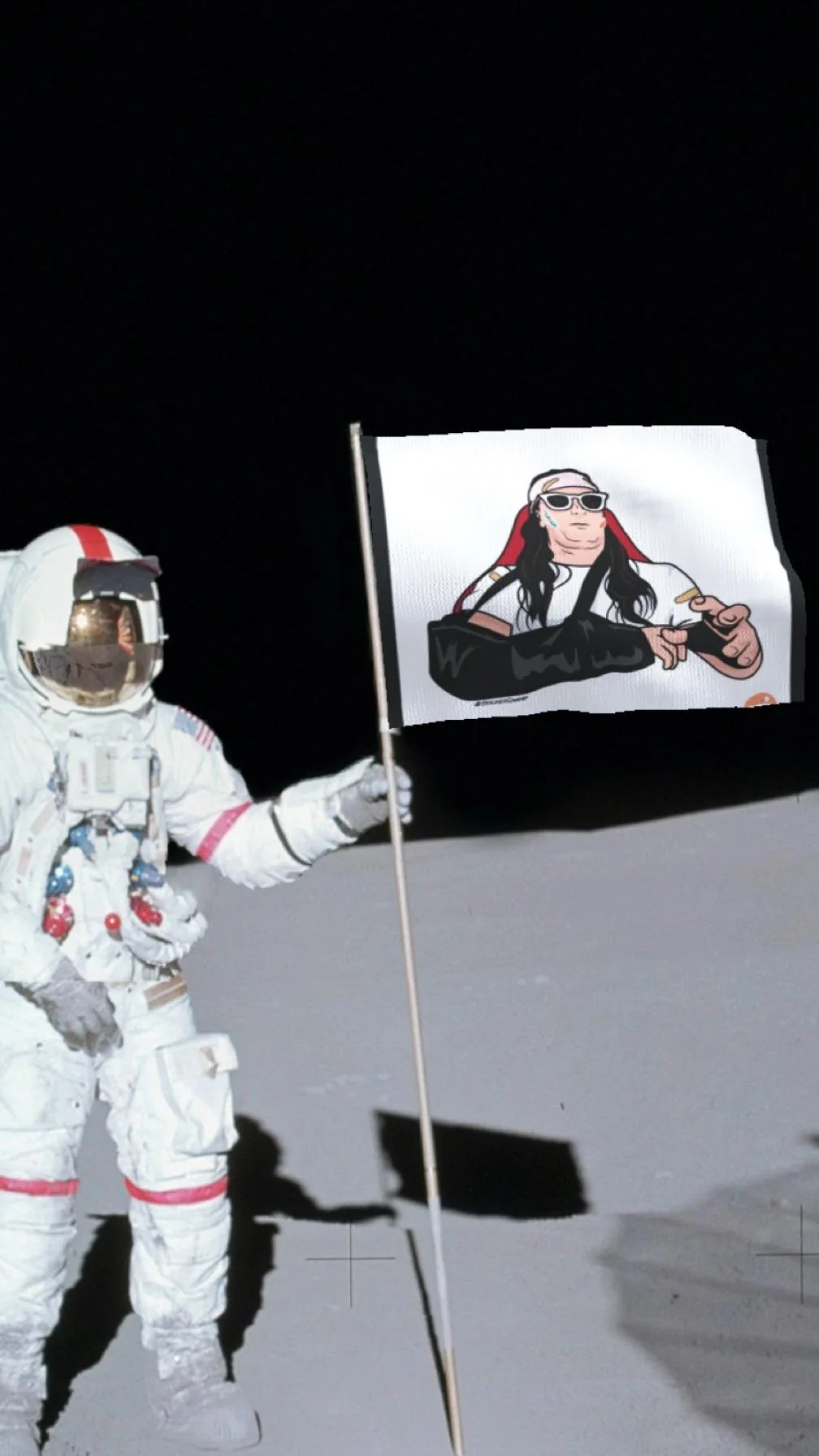 High Quality One giant leap Blank Meme Template