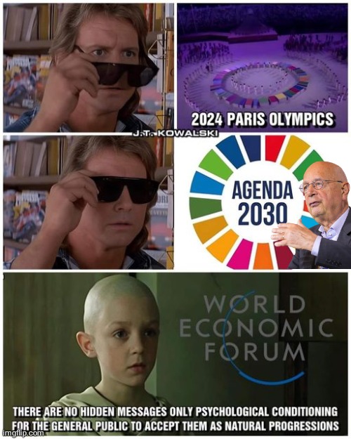 Hidden messages Olympics WEF | image tagged in hidden,they live | made w/ Imgflip meme maker