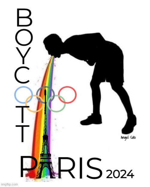 boycott paris 2024 olympics | image tagged in boycott paris 2024 olympics,boycott,pray for paris,olympics,eiffel tower,paris | made w/ Imgflip meme maker
