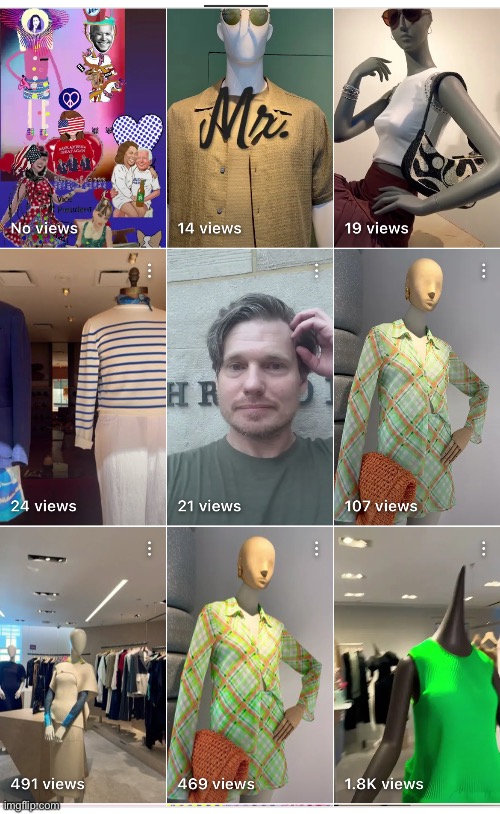 Mr. Mannequin | image tagged in fashion,bergdorf goodman,mango,anthropologie,kollage,brian einersen | made w/ Imgflip meme maker