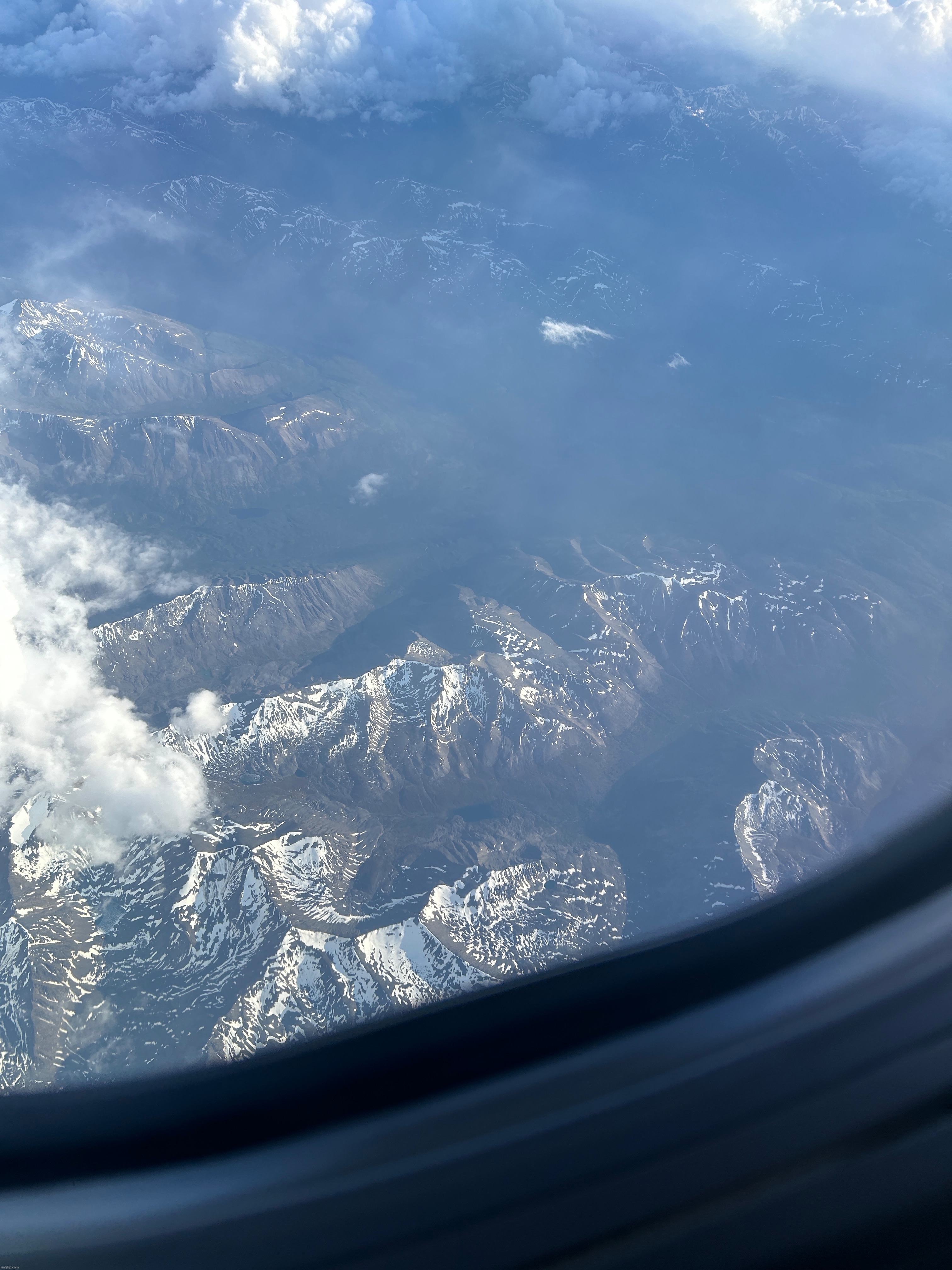 Flying over the Mackenzie Mountains in Canada (Northwest Territories) | made w/ Imgflip meme maker