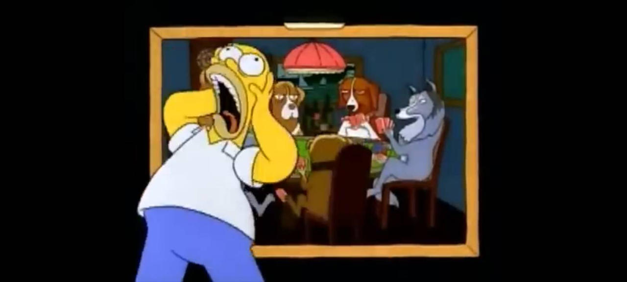 Simpson screm Blank Meme Template