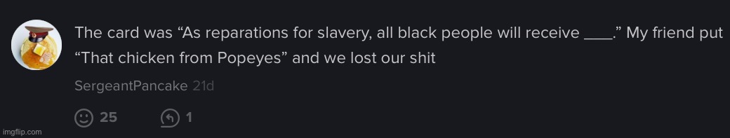 cards against humanity | made w/ Imgflip meme maker