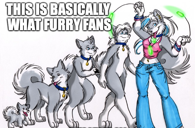 High Quality Furry Fans Love Blank Meme Template