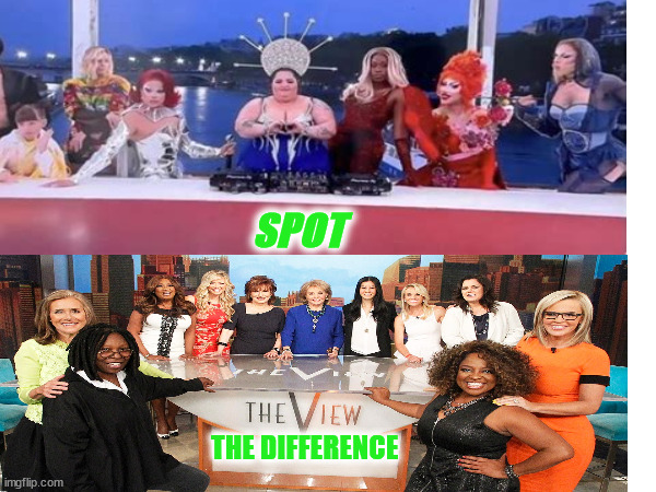 Viewing Paris | SPOT; THE DIFFERENCE | image tagged in pray for paris,olympics,the view,too funny | made w/ Imgflip meme maker