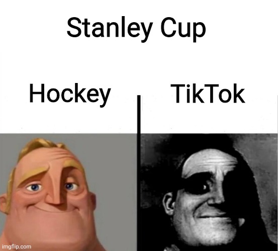 Teacher's Copy | Stanley Cup; TikTok; Hockey | image tagged in teacher's copy,funny,stanley cup,nhl,tiktok | made w/ Imgflip meme maker