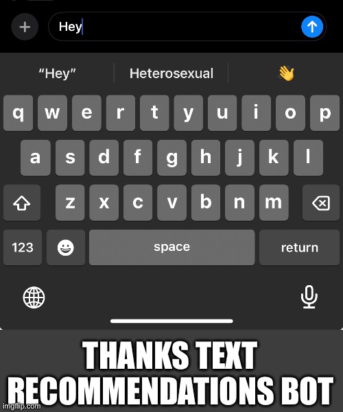 Just why | THANKS TEXT RECOMMENDATIONS BOT | image tagged in oh wow are you actually reading these tags,wait what | made w/ Imgflip meme maker