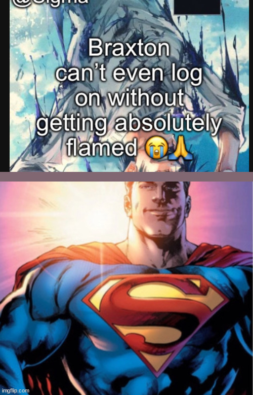 thank me later | image tagged in superman | made w/ Imgflip meme maker