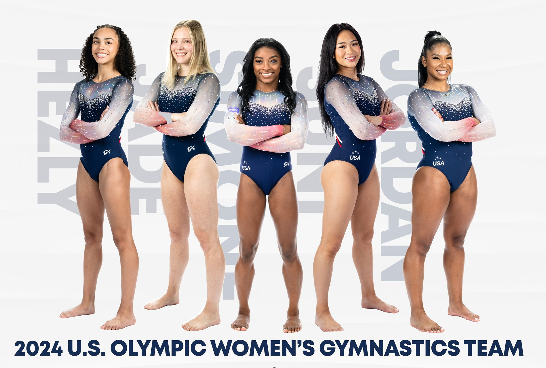 2024 U.S. Women’s Olympic Gymnastics Team Blank Meme Template