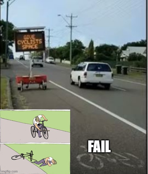 Give Space | FAIL | image tagged in you had one job | made w/ Imgflip meme maker