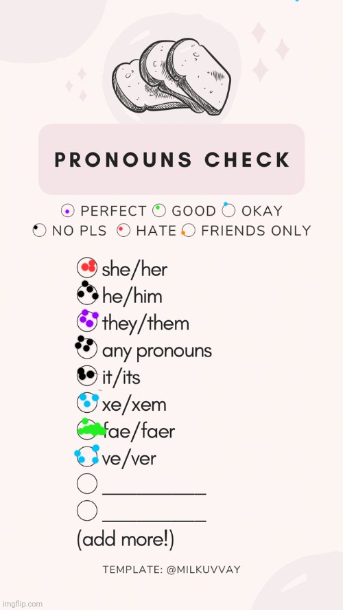 :D | image tagged in pronoun check | made w/ Imgflip meme maker