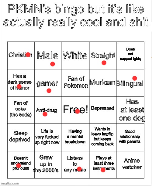 PKMN’s bingo | image tagged in pkmn s bingo | made w/ Imgflip meme maker