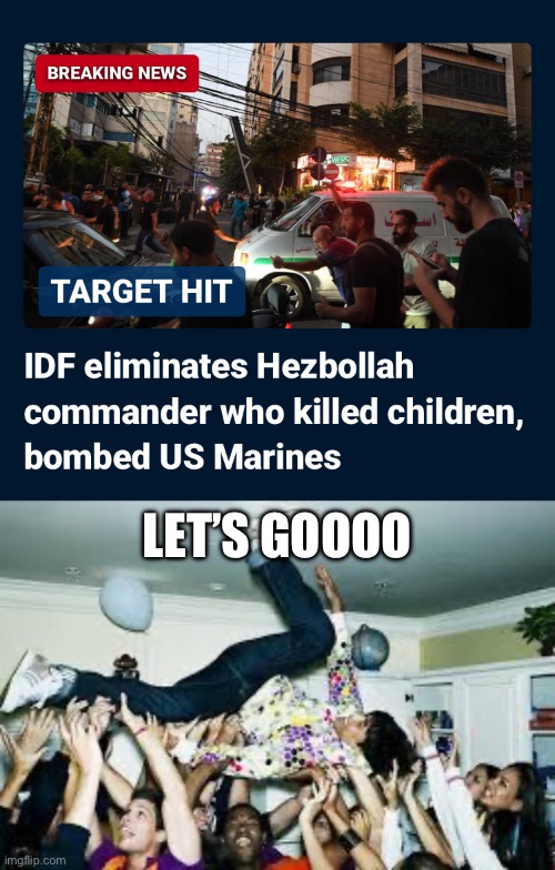 Let’s Go! | LET’S GOOOO | image tagged in party,israel | made w/ Imgflip meme maker