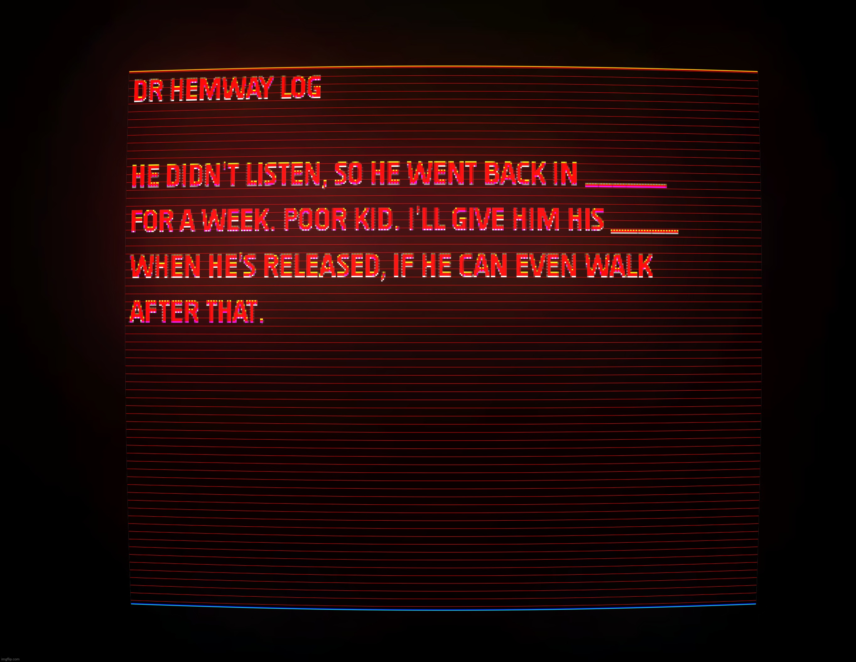 LOG 3 | made w/ Imgflip meme maker