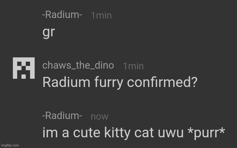 Radium furry | image tagged in radium furry | made w/ Imgflip meme maker