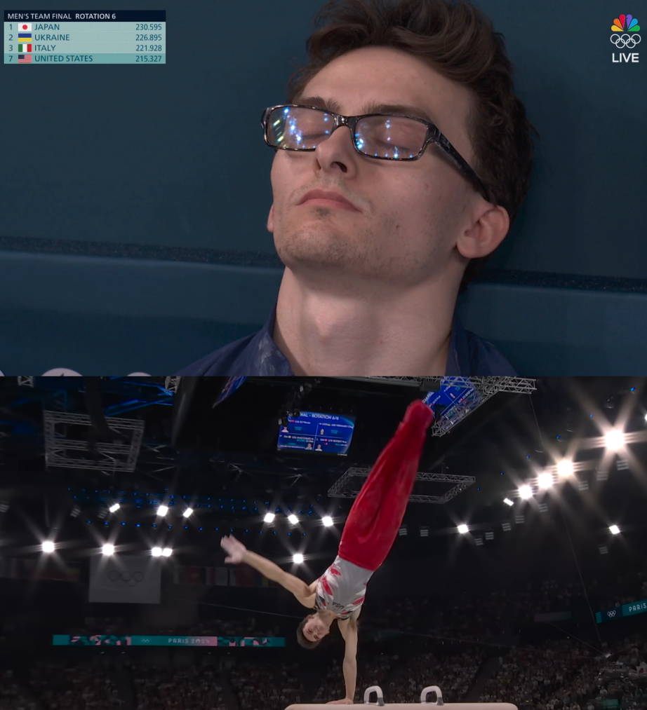 Pommel Horse Guy Blank Meme Template