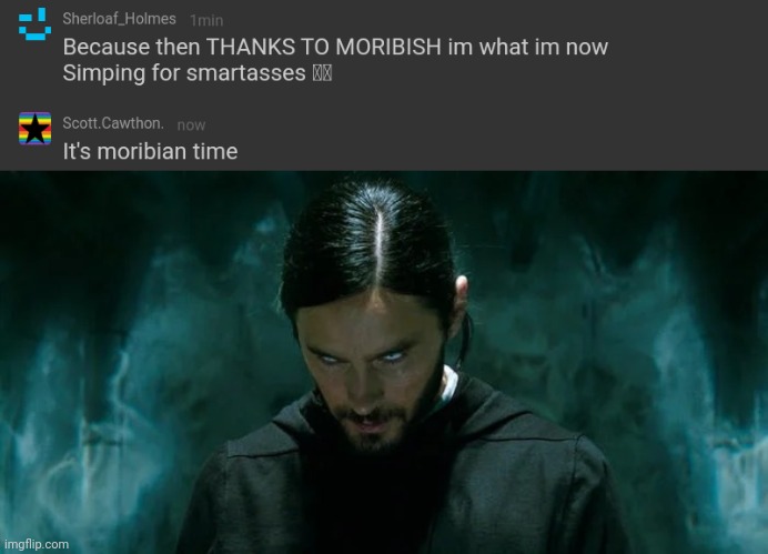 image tagged in its morbin time | made w/ Imgflip meme maker