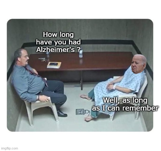 How long have you had Alzheimer's ? Well, as long as I can remember | made w/ Imgflip meme maker