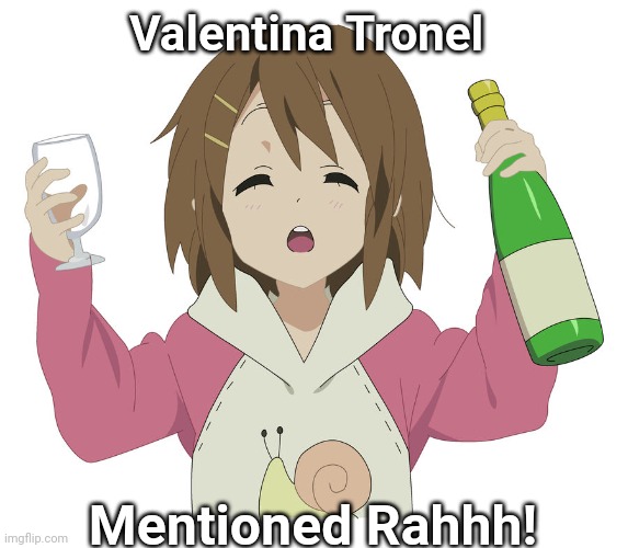 Valentina Tronel Mentioned | Valentina Tronel; Mentioned Rahhh! | image tagged in mentioned blank,funny,jesc,valentina tronel,singer,france | made w/ Imgflip meme maker