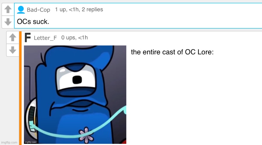 badcop your hot takes are NOT hot they are cold | made w/ Imgflip meme maker