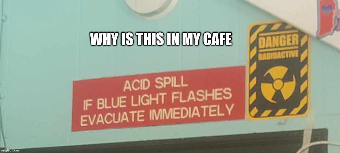 Ummmmmmmmmm | WHY IS THIS IN MY CAFE | image tagged in funny,funny memes,funny meme,cafe,what the hell happened here,wait what | made w/ Imgflip meme maker