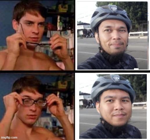 Blurred | image tagged in peter parker's glasses | made w/ Imgflip meme maker