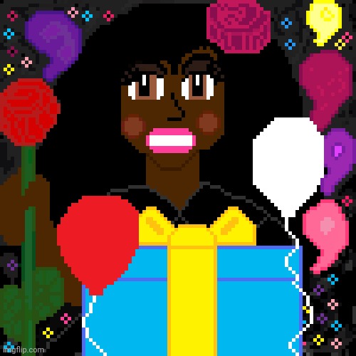 My birthday artwork | image tagged in artwork,art,drawing,drawings,birthday,happy birthday | made w/ Imgflip meme maker