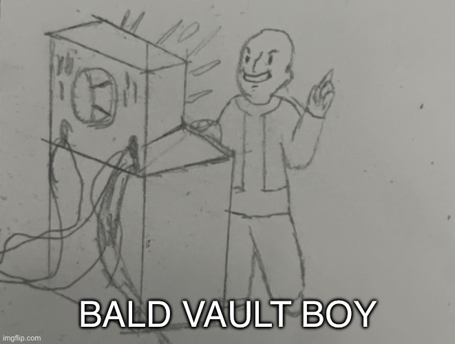 High Quality Bald boy Blank Meme Template