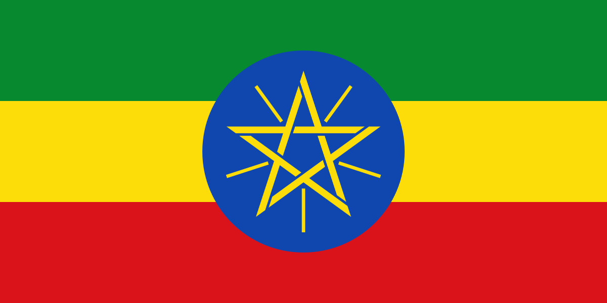 High Quality Flag Of Ethiopia Blank Meme Template