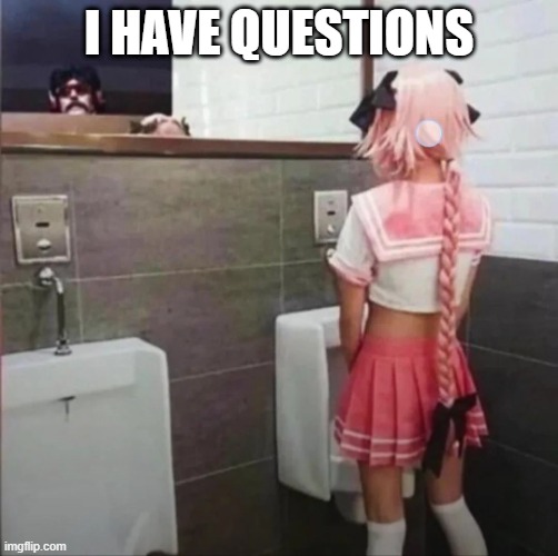 Wee Wee | I HAVE QUESTIONS | image tagged in cursed image | made w/ Imgflip meme maker