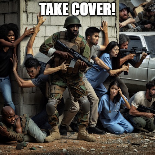 TAKE COVER! | made w/ Imgflip meme maker