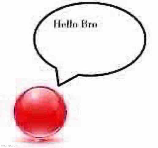 hello bro ball | image tagged in hello bro ball | made w/ Imgflip meme maker