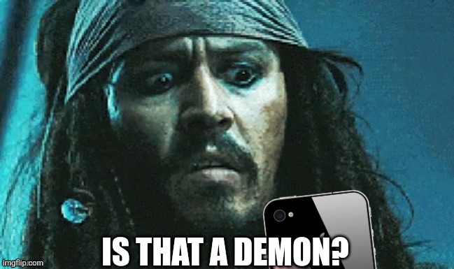 JACK PHONE | IS THAT A DEMON? | image tagged in jack phone | made w/ Imgflip meme maker