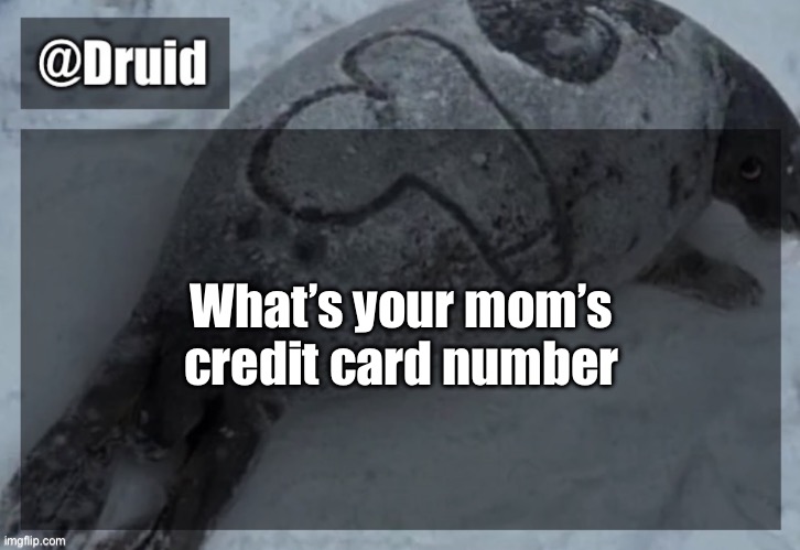 Old announcement temp | What’s your mom’s credit card number | image tagged in y | made w/ Imgflip meme maker