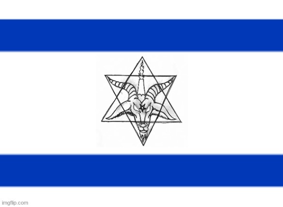 image tagged in flag of israel with star of david erased | made w/ Imgflip meme maker