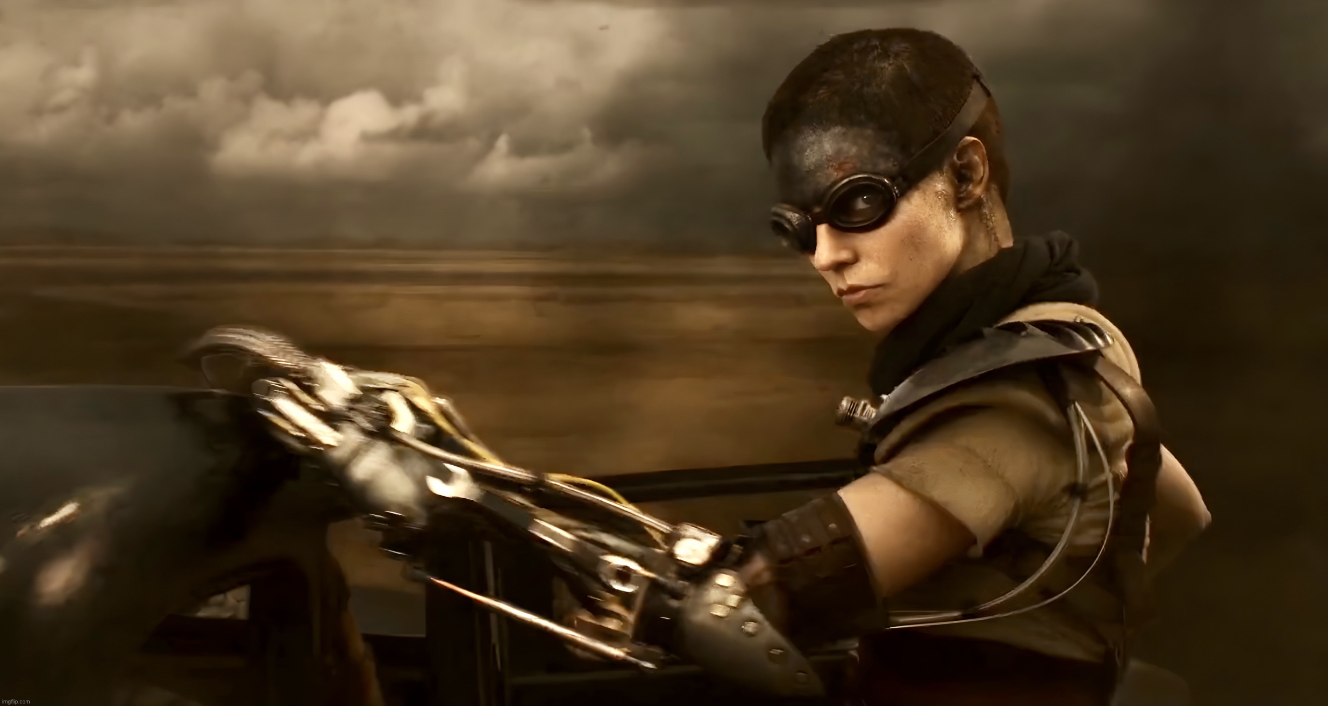 The Darkest of Angels | image tagged in furiosa,revenge,memes,mad max,hero | made w/ Imgflip meme maker