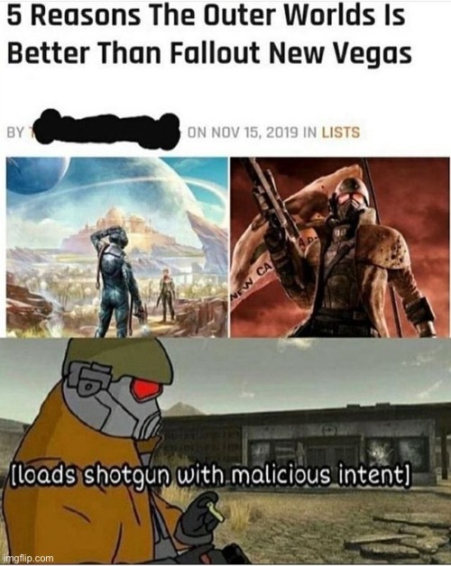 image tagged in fallout new vegas | made w/ Imgflip meme maker