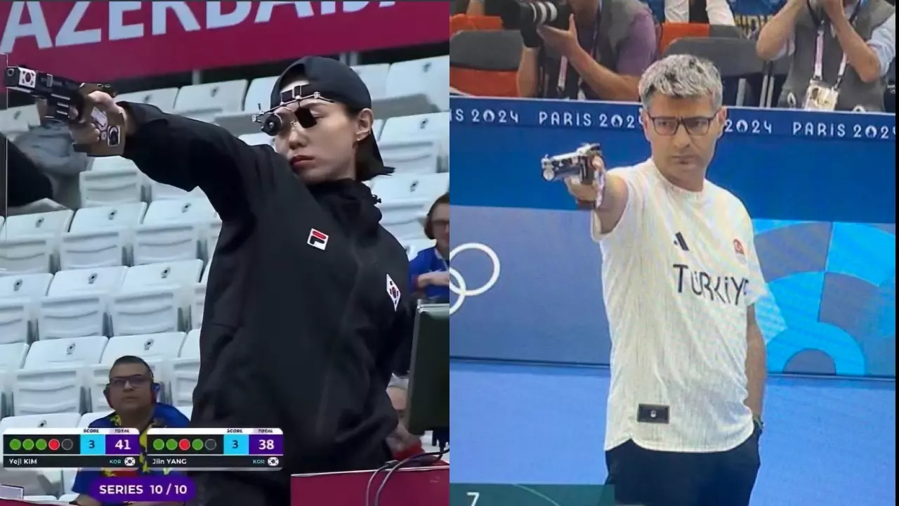 korea turkey olympic shooter Blank Meme Template