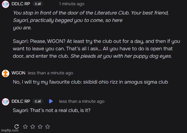 JOIN NOW SKIBIDI OHIO RIZZ IN AMOGUS SIGMA CLUB FOR 1 MILICENT! | image tagged in oh wow are you actually reading these tags,skibidi ohio rizz in amogus sigma club,stop reading these tags | made w/ Imgflip meme maker