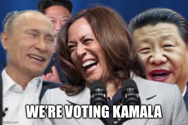 Kamala get new voters | WE’RE VOTING KAMALA OUT | image tagged in in charge,memes,funny,gifs | made w/ Imgflip meme maker